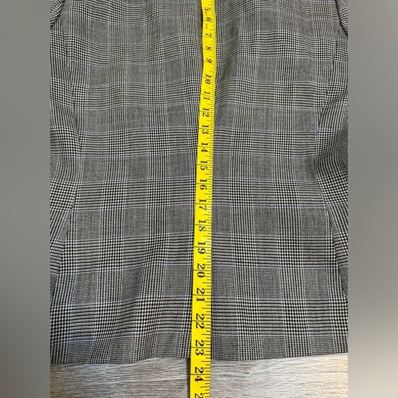 Lauren Ralph Lauren Blazer Academia Coat Wool  Checker Gray button Equestrian 10 - Picture 11 of 11